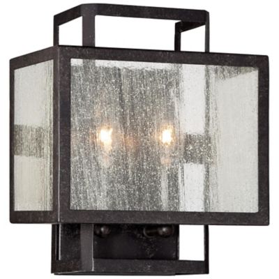 Camden Square Clear Wall Sconce by Minka-Lavery - Starlight Lighting USA and Canada